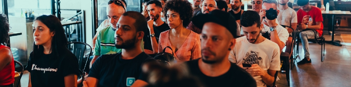 People listening to a lecture